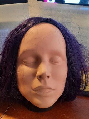 NEW BAG ! MapofBeauty 28 Inch Wig Straight Dark Purple